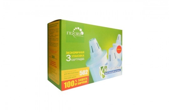 Комплект картридж 502 (3шт) Гейзер
